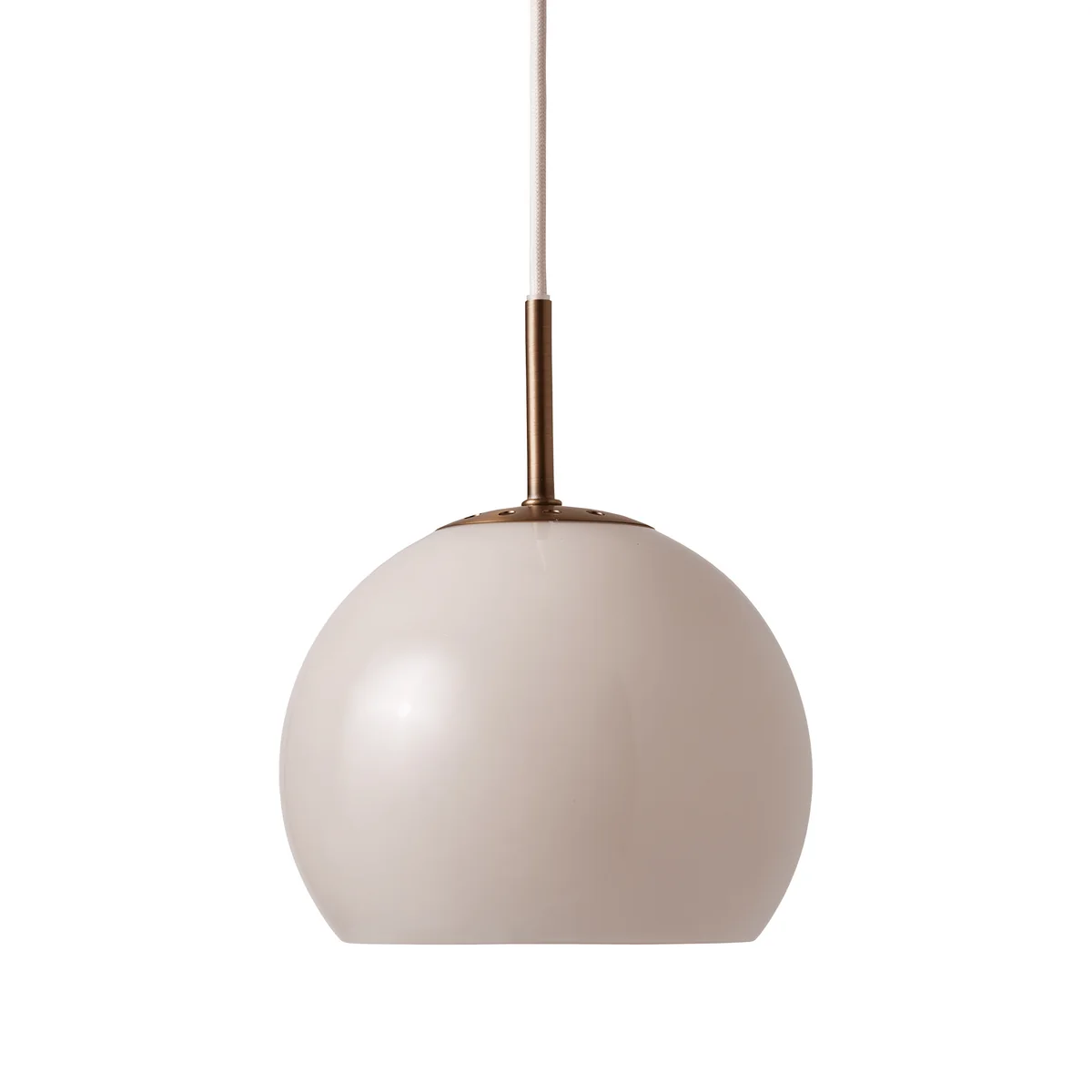 Frandsen - Ball Lampe suspendue verre Ø 25 cm, sand grey Frandsen - Ball Lampe suspendue verre Ø 25 cm, sand grey
