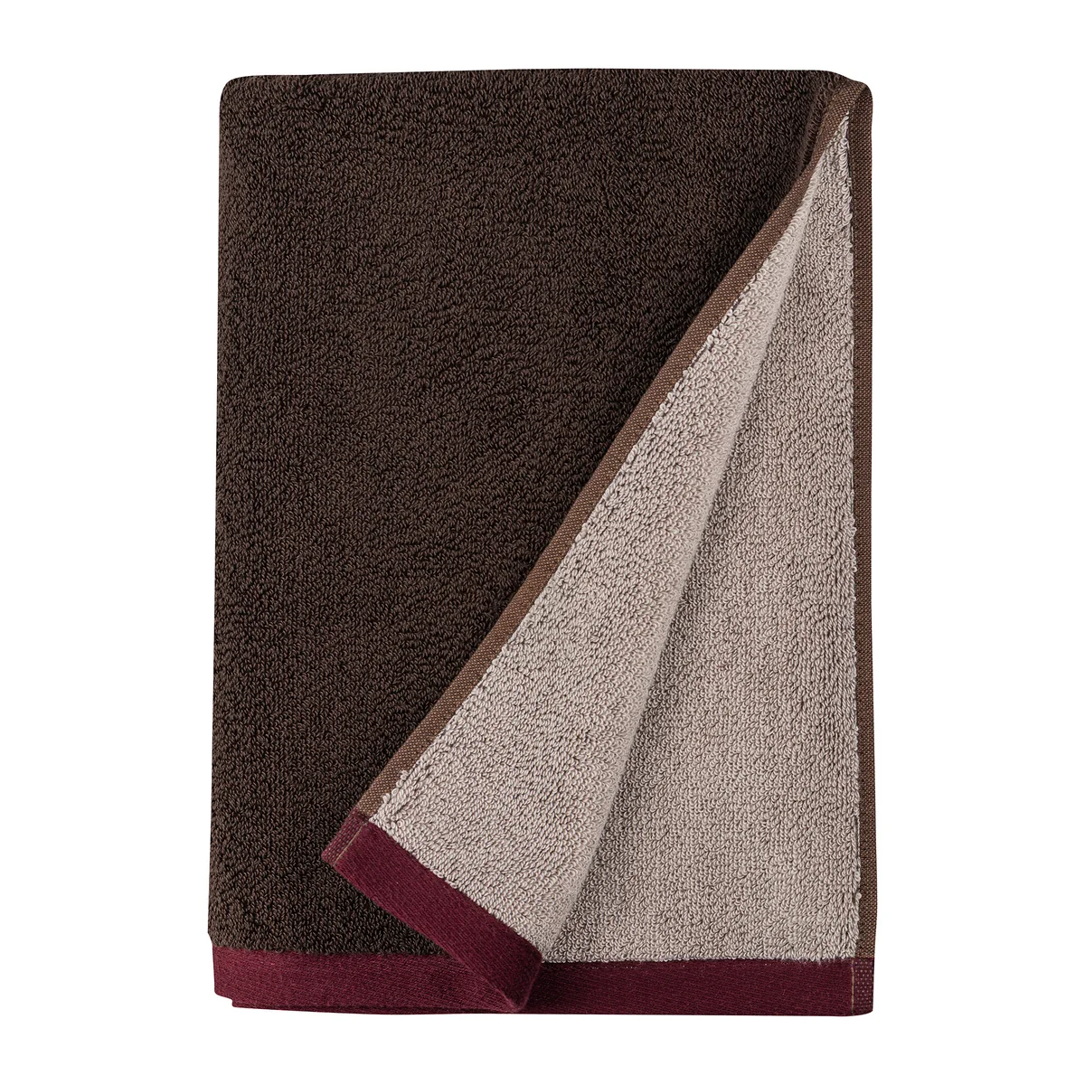 Mette Ditmer - Soft Serviette de bain, 70 x 133 cm, marron / sable
