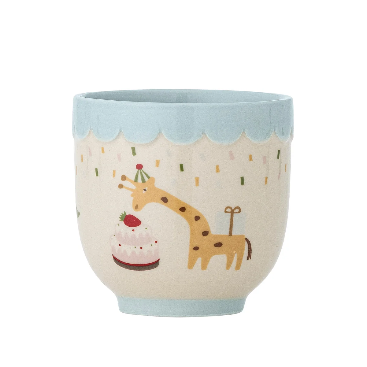 Bloomingville Mini - Celebrate Gobelet, Ø 7,5 cm, bleu Bloomingville Mini - Celebrate Gobelet, Ø 7,5 cm, bleu