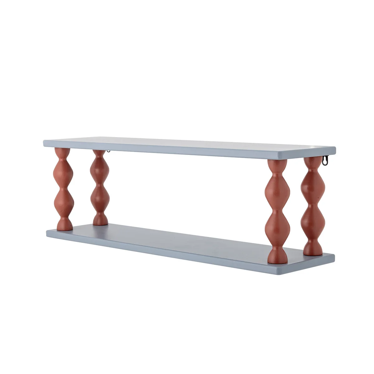 Bloomingville Mini - Bibiola Étagère murale, 80 cm, bleu