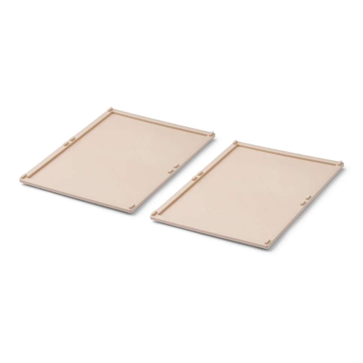 LIEWOOD - Weston Couvercle pour boîte de rangement, M, sandy (lot de 2) LIEWOOD - Weston Couvercle pour boîte de rangement, M, sandy (lot de 2)