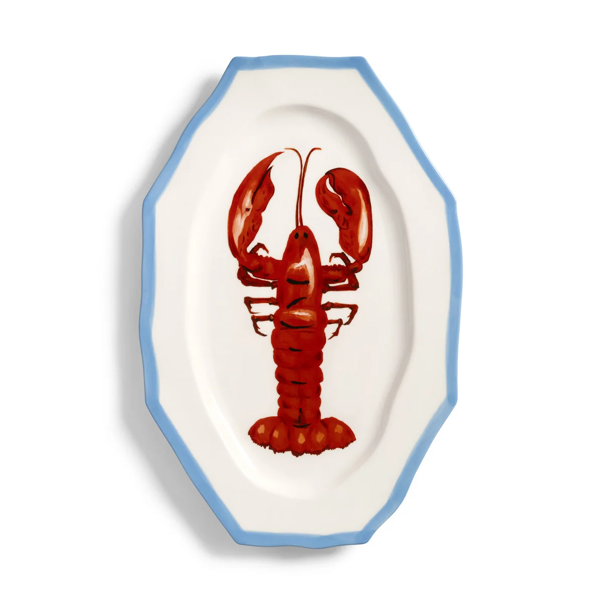 & klevering - Sirène Plateau de service, Lobster, 41,5 cm, multicolore