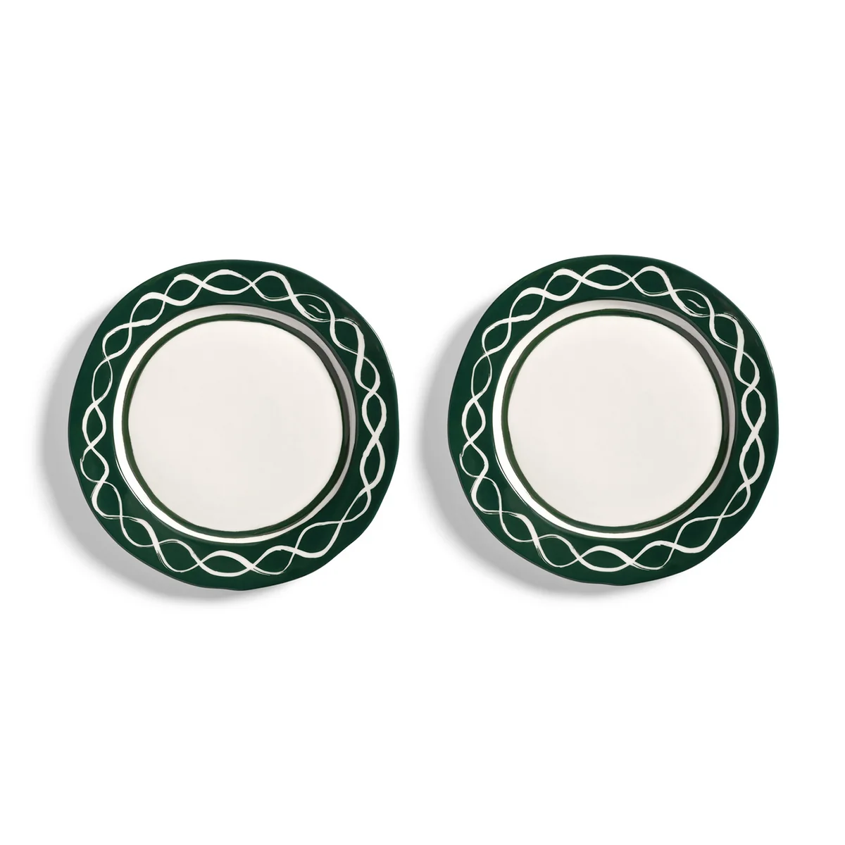 & klevering - Festivo Assiette, Ø 2 2. 5 cm, vert (set de 2) & klevering - Festivo Assiette, Ø 2 2. 5 cm, vert (set de 2)