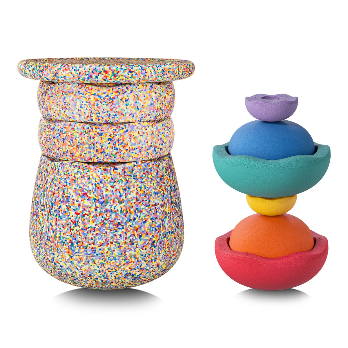 Stapelstein® - « Dynamic » complet, super confetti