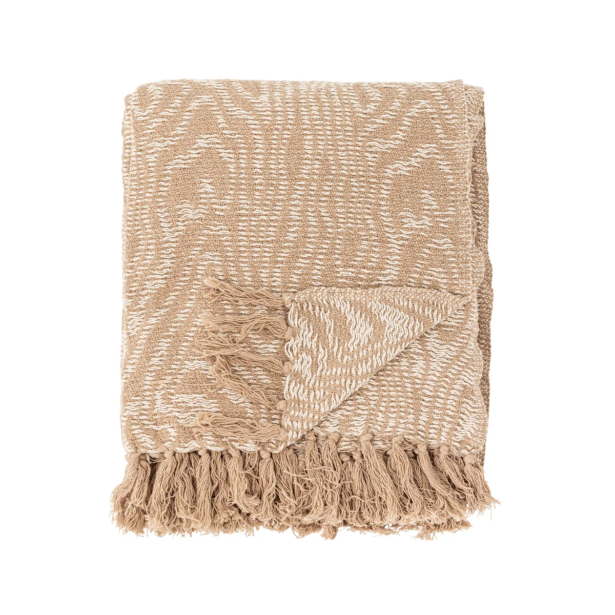Bloomingville - Okapi Couverture, 130 x 160 cm, marron Bloomingville - Okapi Couverture, 130 x 160 cm, marron