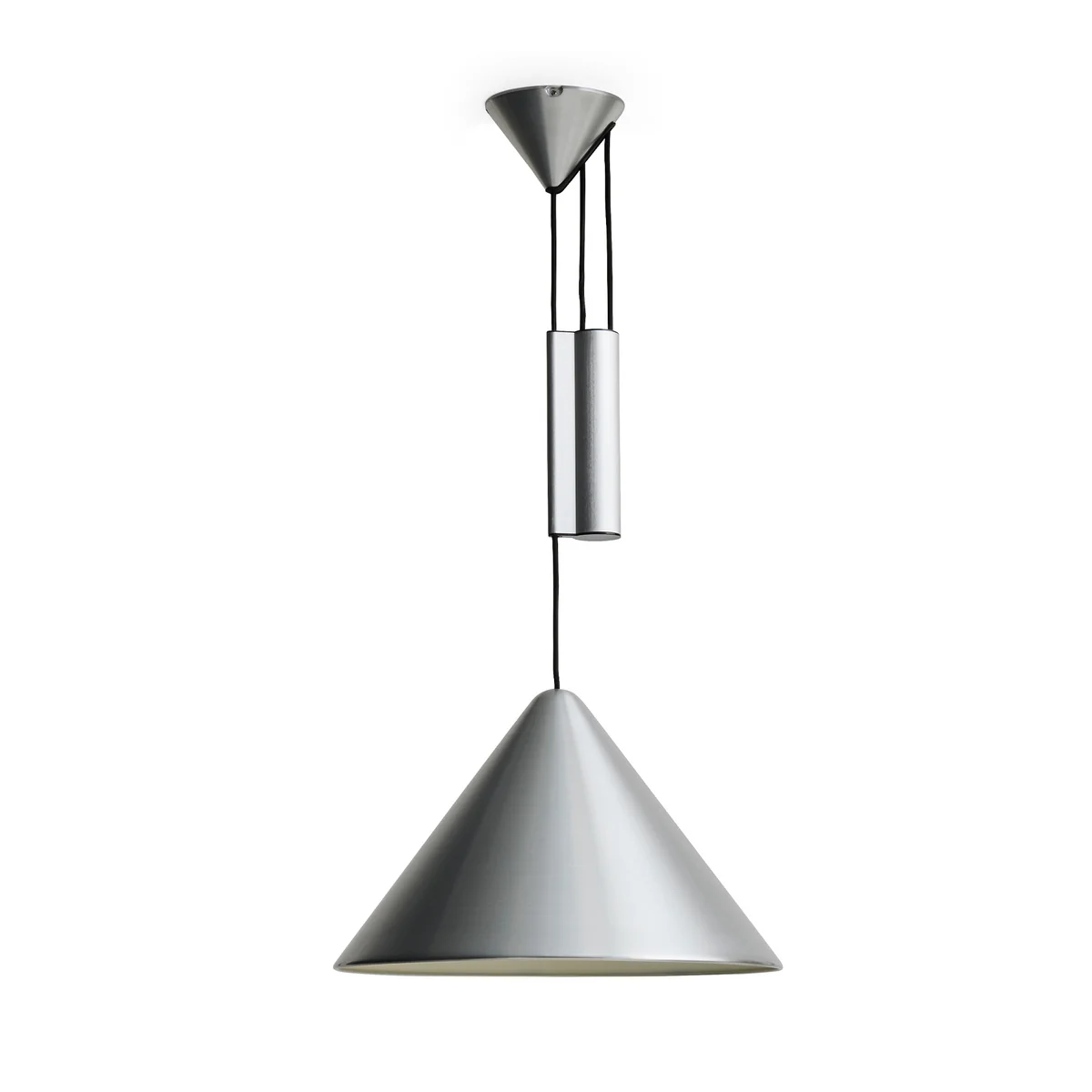 HAY - Compass Lampe suspendue, réglable en hauteur, Ø 43 cm, aluminium brossé HAY - Compass Lampe suspendue, réglable en hauteur, Ø 43 cm, aluminium brossé
