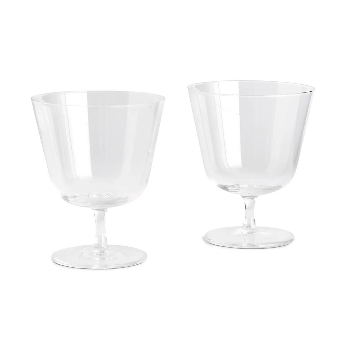 HAY - Curve Verre Steam, small, transparent (set de 2) HAY - Curve Verre Steam, small, transparent (set de 2)