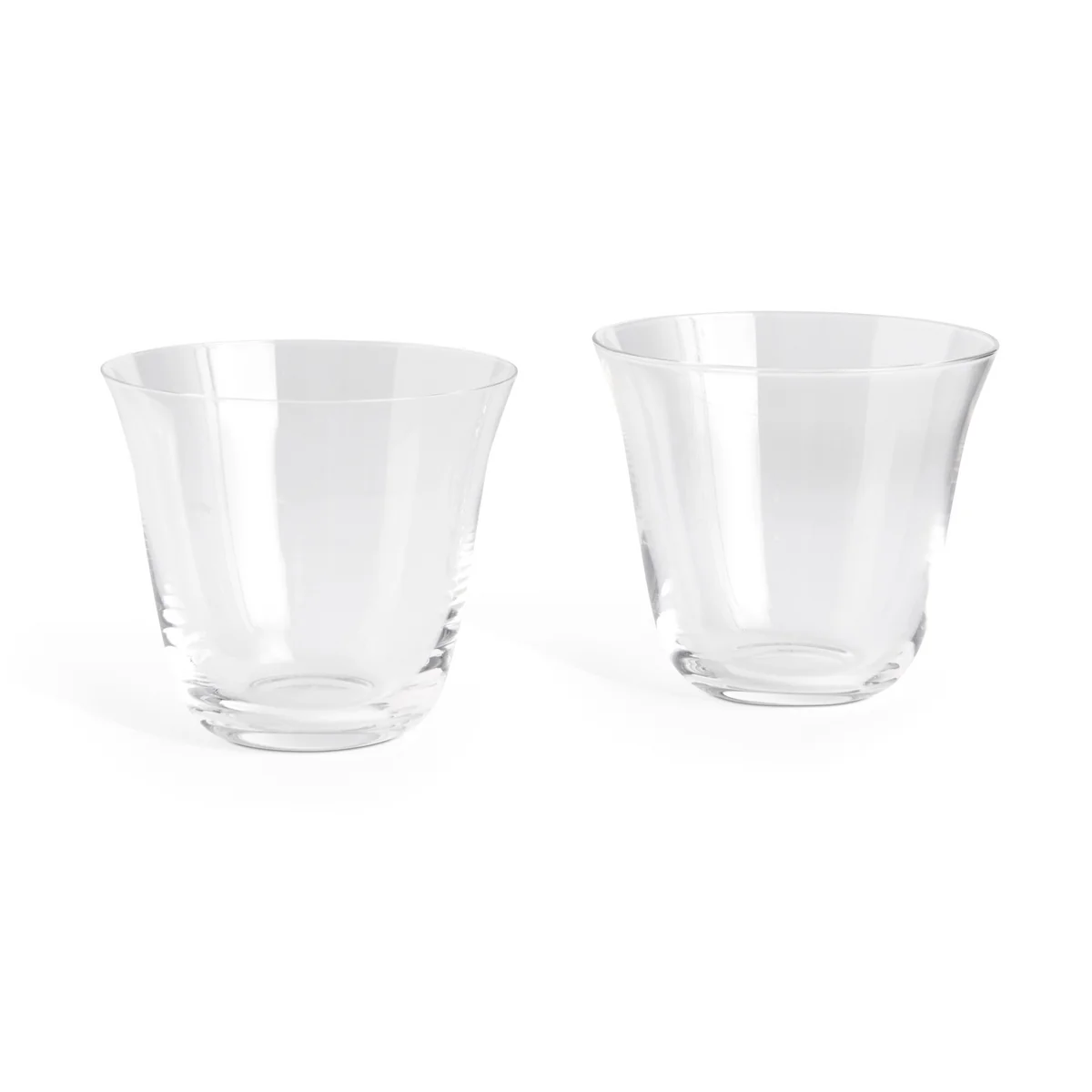 HAY - Curve Verre Tumbler, small, transparent (set de 2) HAY - Curve Verre Tumbler, small, transparent (set de 2)