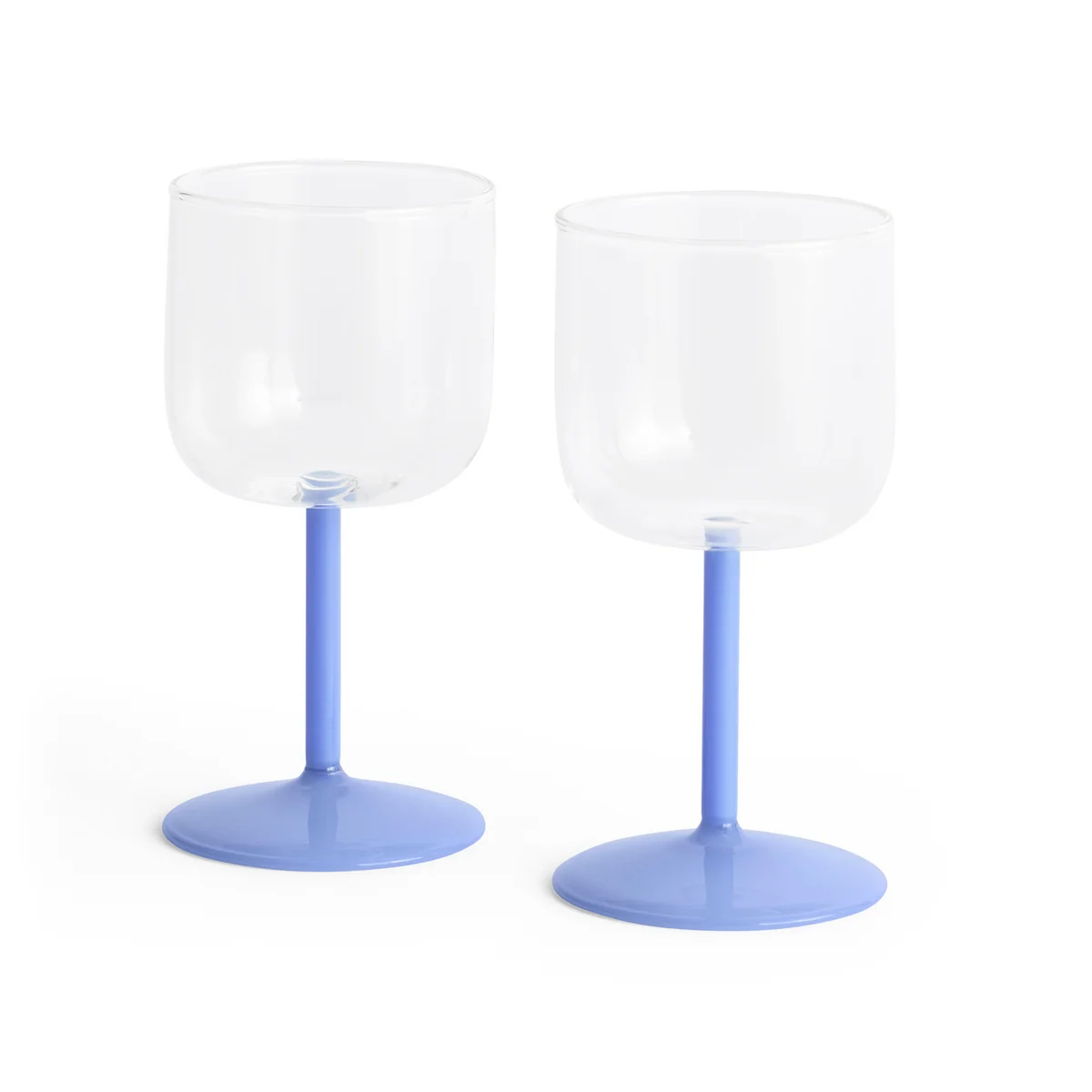HAY - Tint Verre à vin, transparent / jade light blue (set de 2) HAY - Tint Verre à vin, transparent / jade light blue (set de 2)