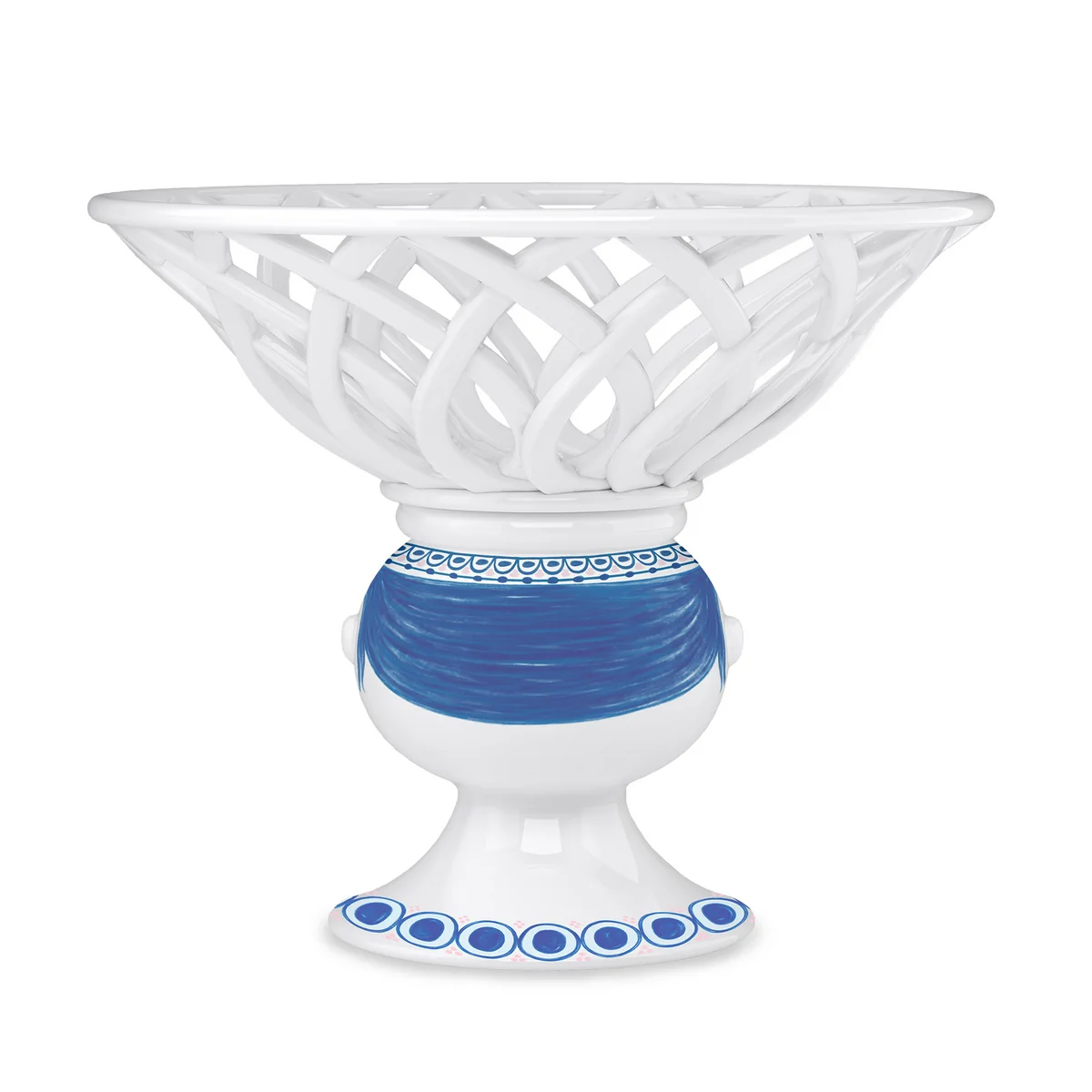 Bjørn Wiinblad - Dora Coupe à fruits sur pied, Ø 25 cm, bleu