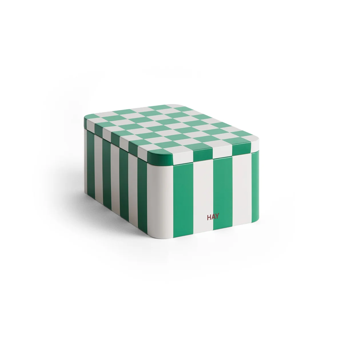 HAY - Tin Container S, vert / blanc cassé HAY - Tin Container S, vert / blanc cassé