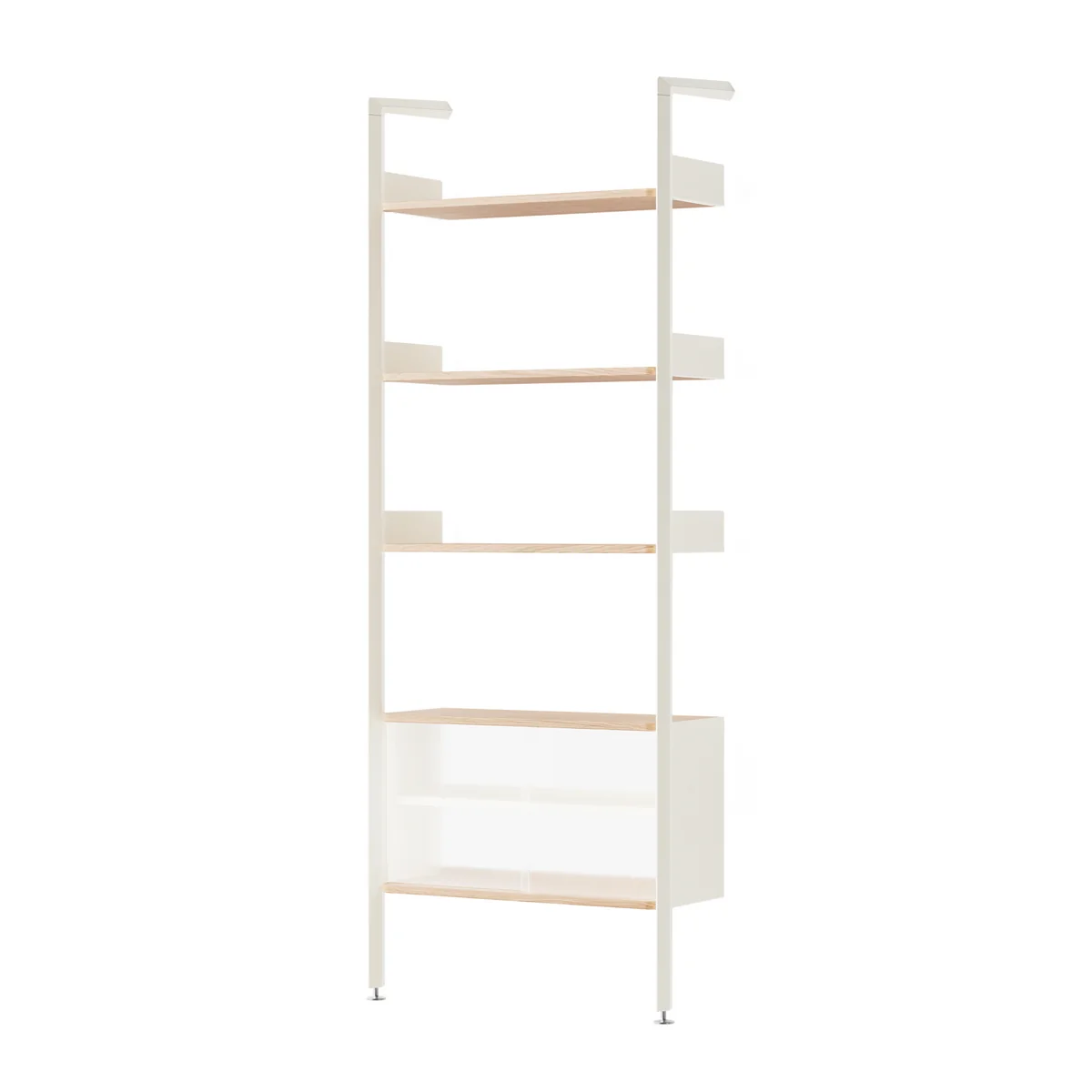 & Tradition - Rombe IF3 Étagère avec élément de rangement, étagères placage chêne / albâtre & Tradition - Rombe IF3 Étagère avec élément de rangement, étagères placage chêne / albâtre