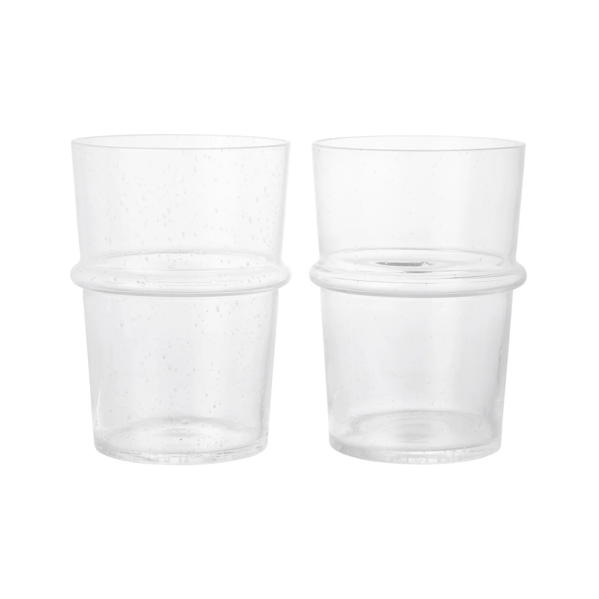 Ferm Living - Verre Boya, tall, 45 cl, clair (set de 2) Ferm Living - Verre Boya, tall, 45 cl, clair (set de 2)