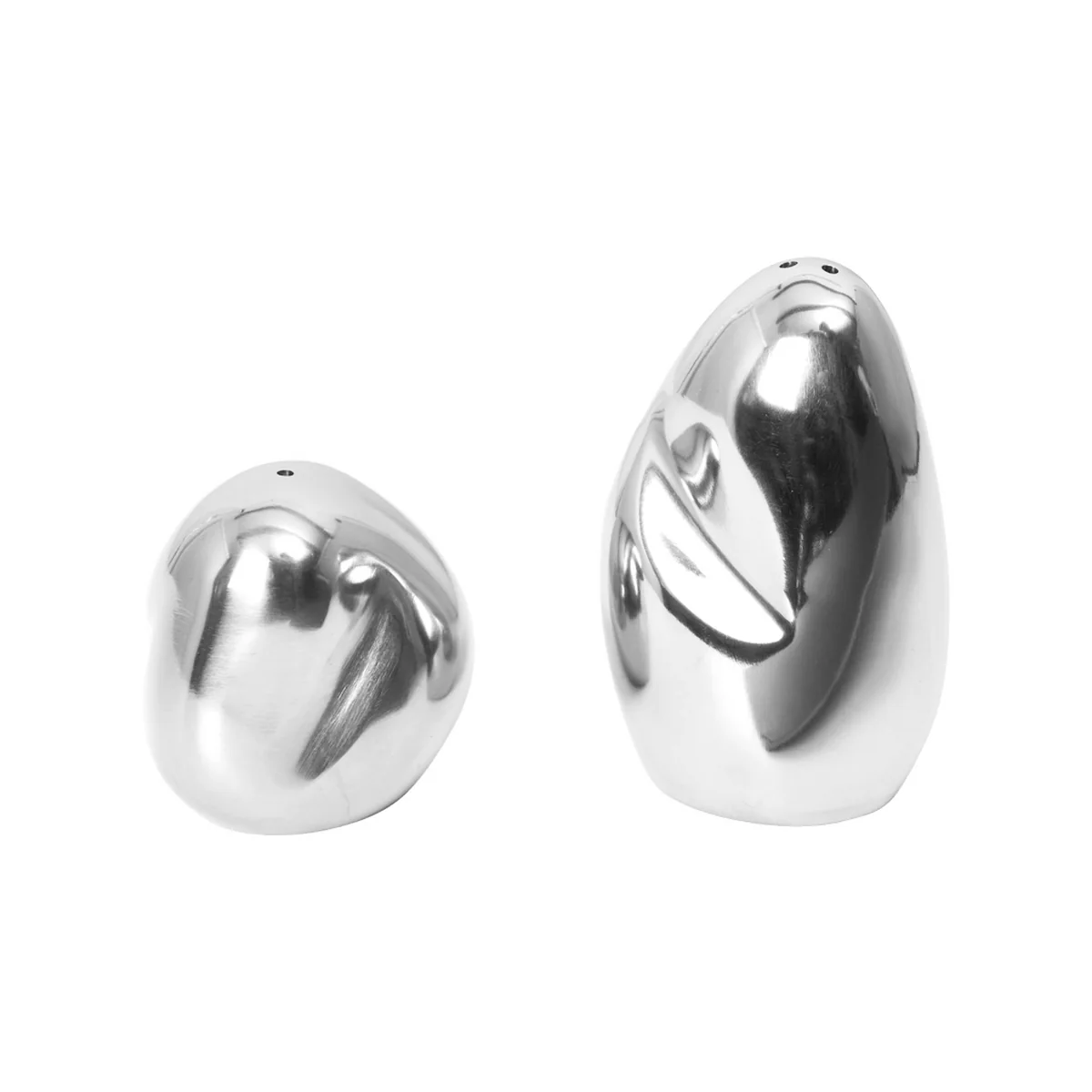 Ferm Living - Orevo Salière et poivrière, acier inoxydable (lot de 2)