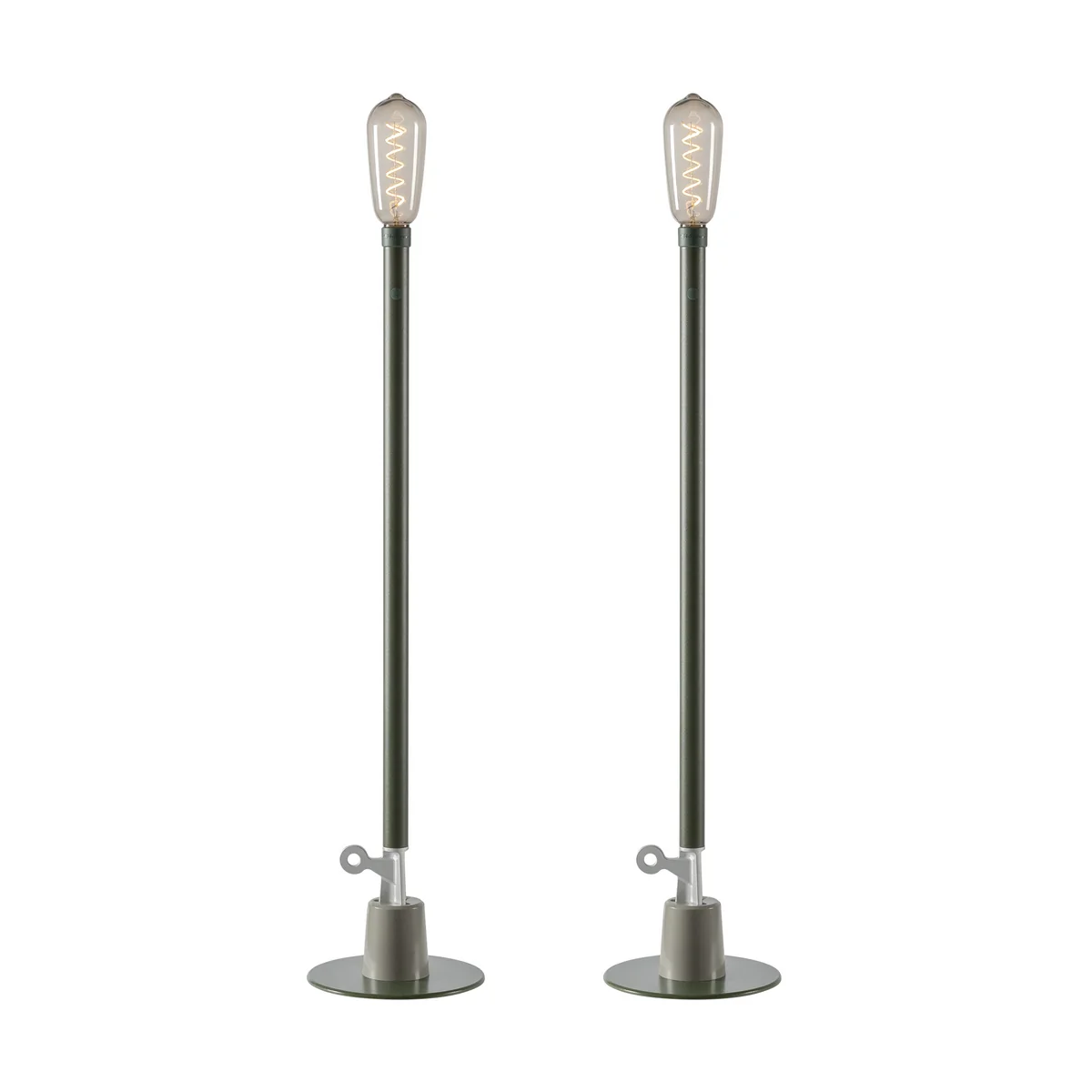 Weltevree - Sticklight Lampe LED d'extérieur, vert bouteille (lot de 2)