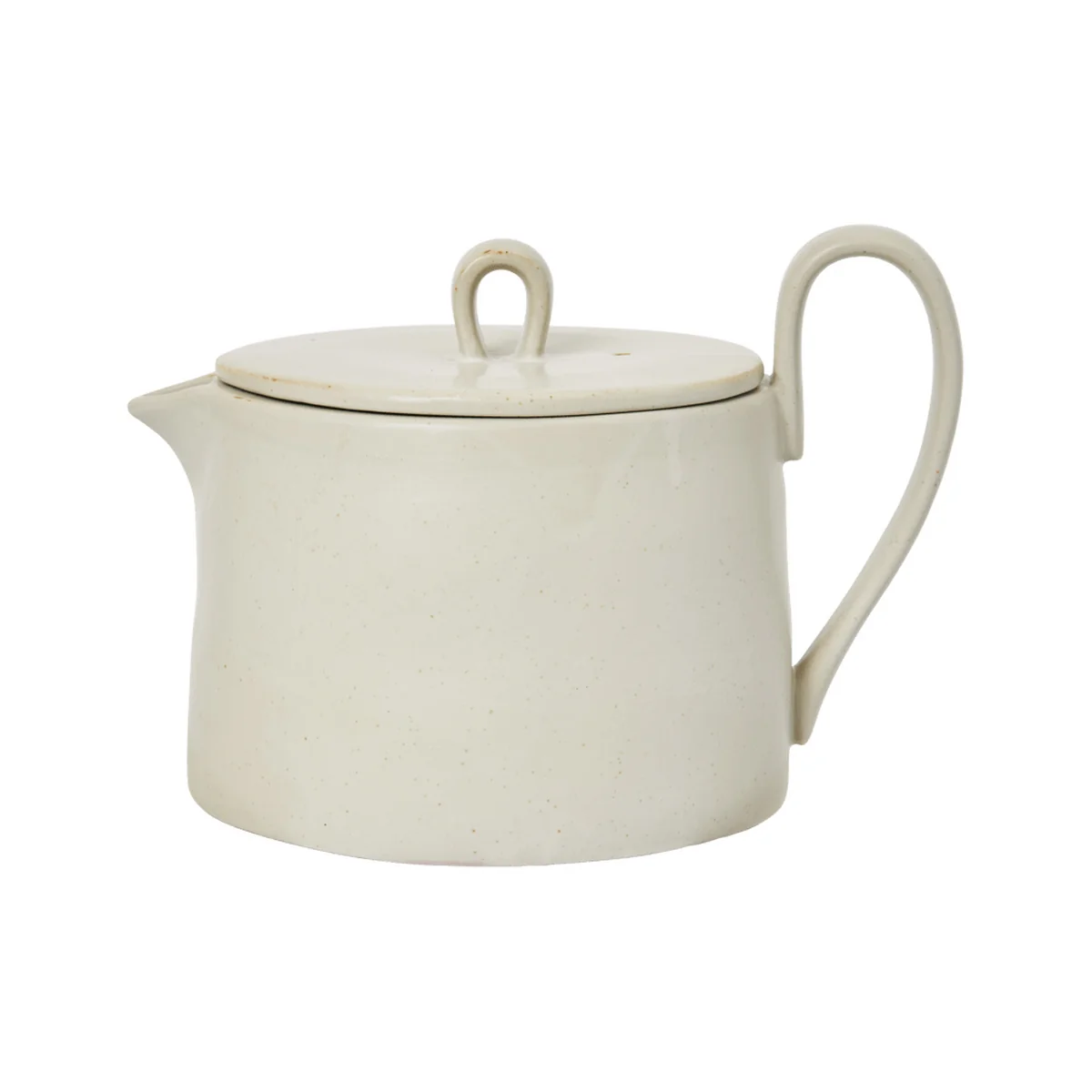 Ferm Living - Flow théière, 150 cl, blanc cassé moucheté Ferm Living - Flow théière, 150 cl, blanc cassé moucheté