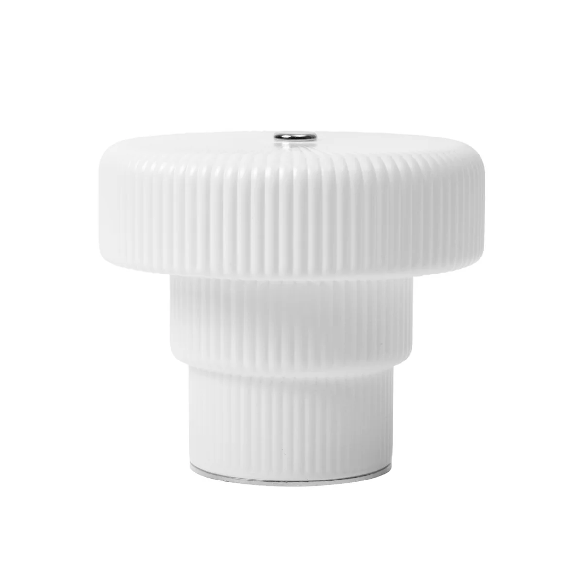 Ferm Living - Ripple Lampe LED à accu, blanche Ferm Living - Ripple Lampe LED à accu, blanche