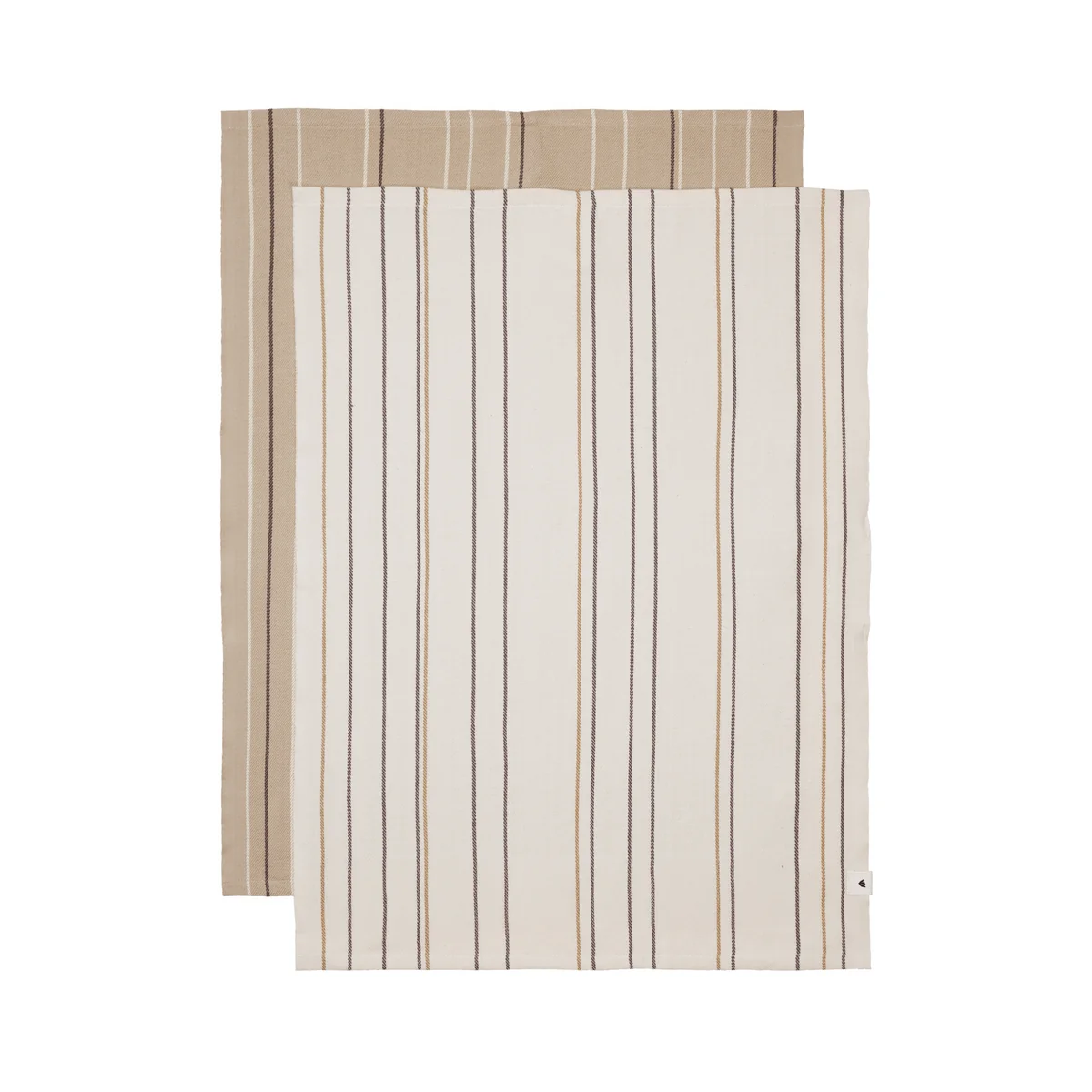 Ferm Living - Ito torchon, parchemin / cachemire (lot de 2) Ferm Living - Ito torchon, parchemin / cachemire (lot de 2)