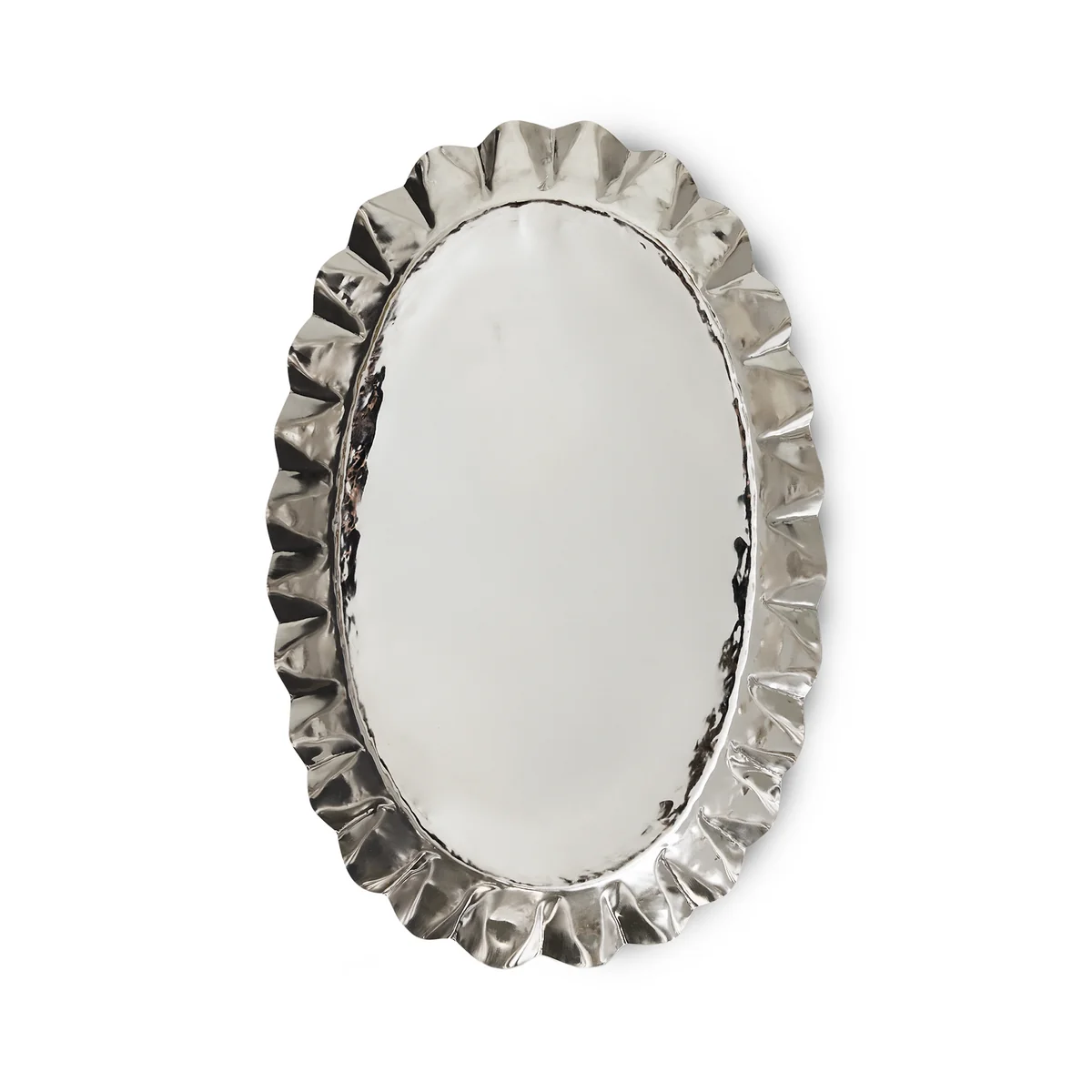 HKliving - New Classics Plateau, large, chrome HKliving - New Classics Plateau, large, chrome