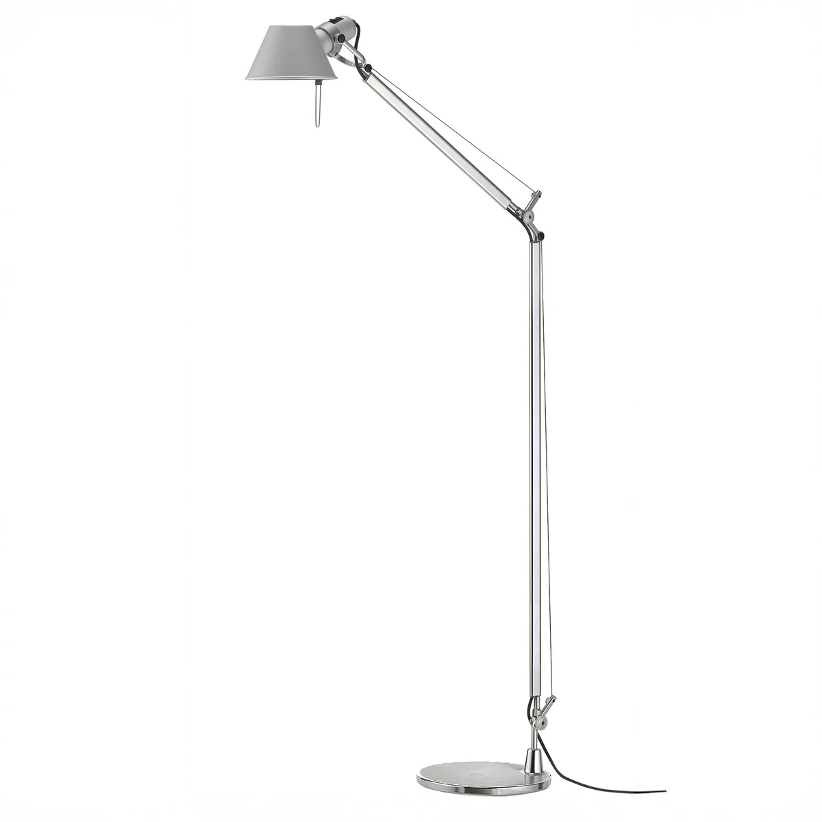 Artemide - Tolomeo Lettura lampe de lecture, Ø 18 cm, alu-argenté