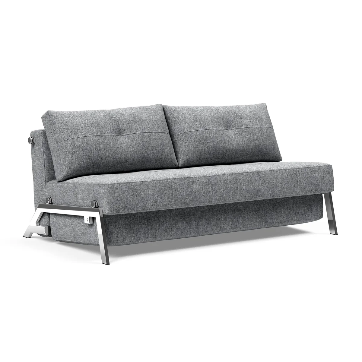 Innovation Living - Cubed 160 Canapé-lit, 103 x 165 cm, chrome / gris granit (565 Twist) Innovation Living - Cubed 160 Canapé-lit, 103 x 165 cm, chrome / gris granit (565 Twist)