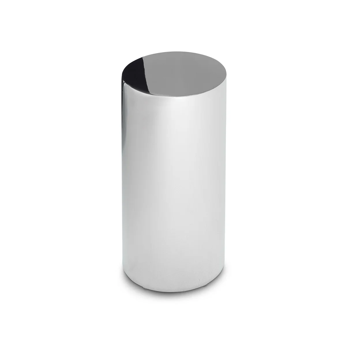 Innovation Living - Tin Drum Table d'appoint, Ø 25 x 50 cm, chrome Innovation Living - Tin Drum Table d'appoint, Ø 25 x 50 cm, chrome