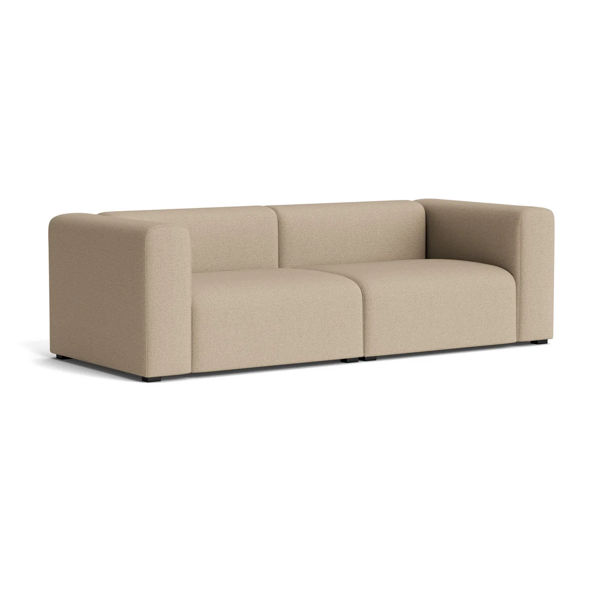 HAY - Mags Sofa 2,5 places, combinaison 1, warm grey (Maglia) (patins en feutre) HAY - Mags Sofa 2,5 places, combinaison 1, warm grey (Maglia) (patins en feutre)