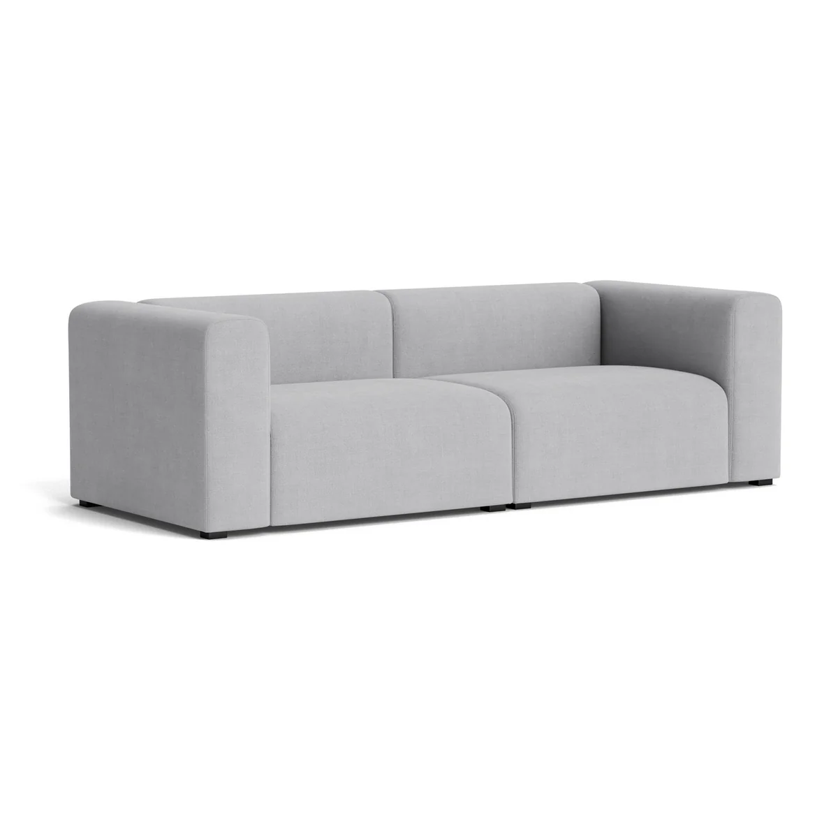 HAY - Mags Sofa 2,5 places, combinaison 1, gris clair ( Linara 443) (patins en feutre) HAY - Mags Sofa 2,5 places, combinaison 1, gris clair ( Linara 443) (patins en feutre)