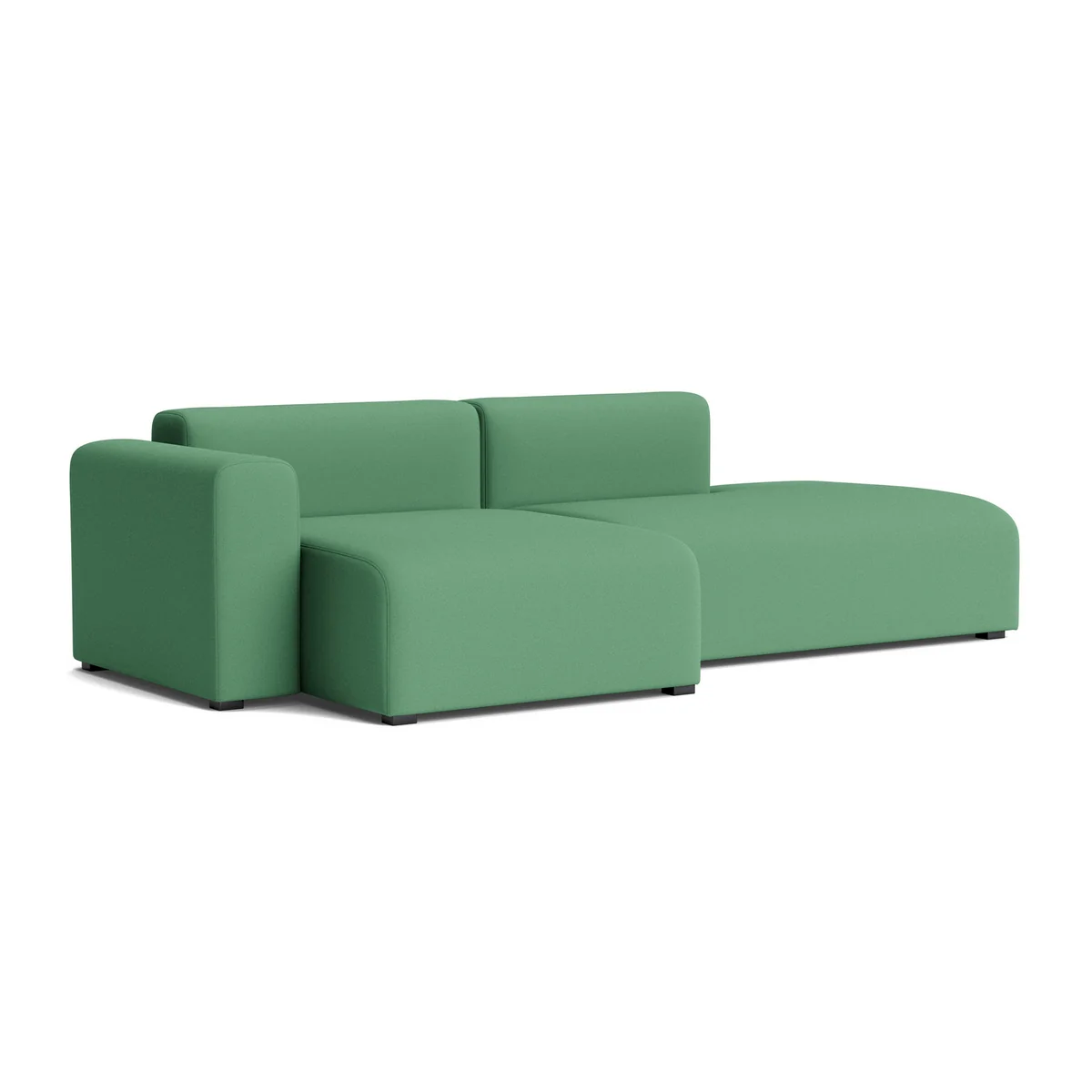 HAY - Mags Canapé 2,5 places avec accoudoir bas à gauche, combinaison 3, vert ( Steelcut 3 932) (patins en feutre) HAY - Mags Canapé 2,5 places avec accoudoir bas à gauche, combinaison 3, vert ( Steelcut 3 932) (patins en feutre)