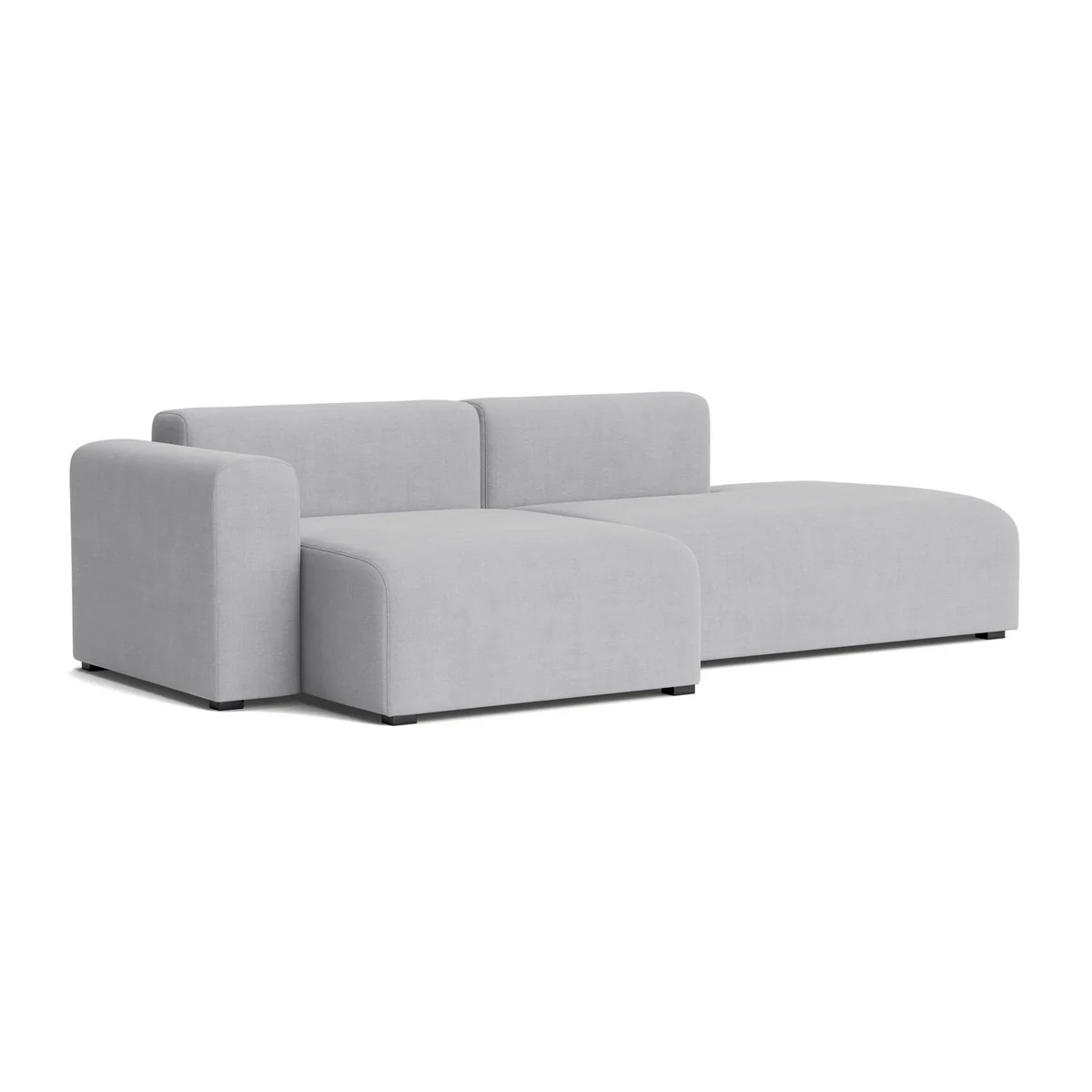 HAY - Mags Canapé 2,5 places avec accoudoir bas à gauche, combinaison 3, gris clair ( Linara 443) (patins en feutre) HAY - Mags Canapé 2,5 places avec accoudoir bas à gauche, combinaison 3, gris clair ( Linara 443) (patins en feutre)