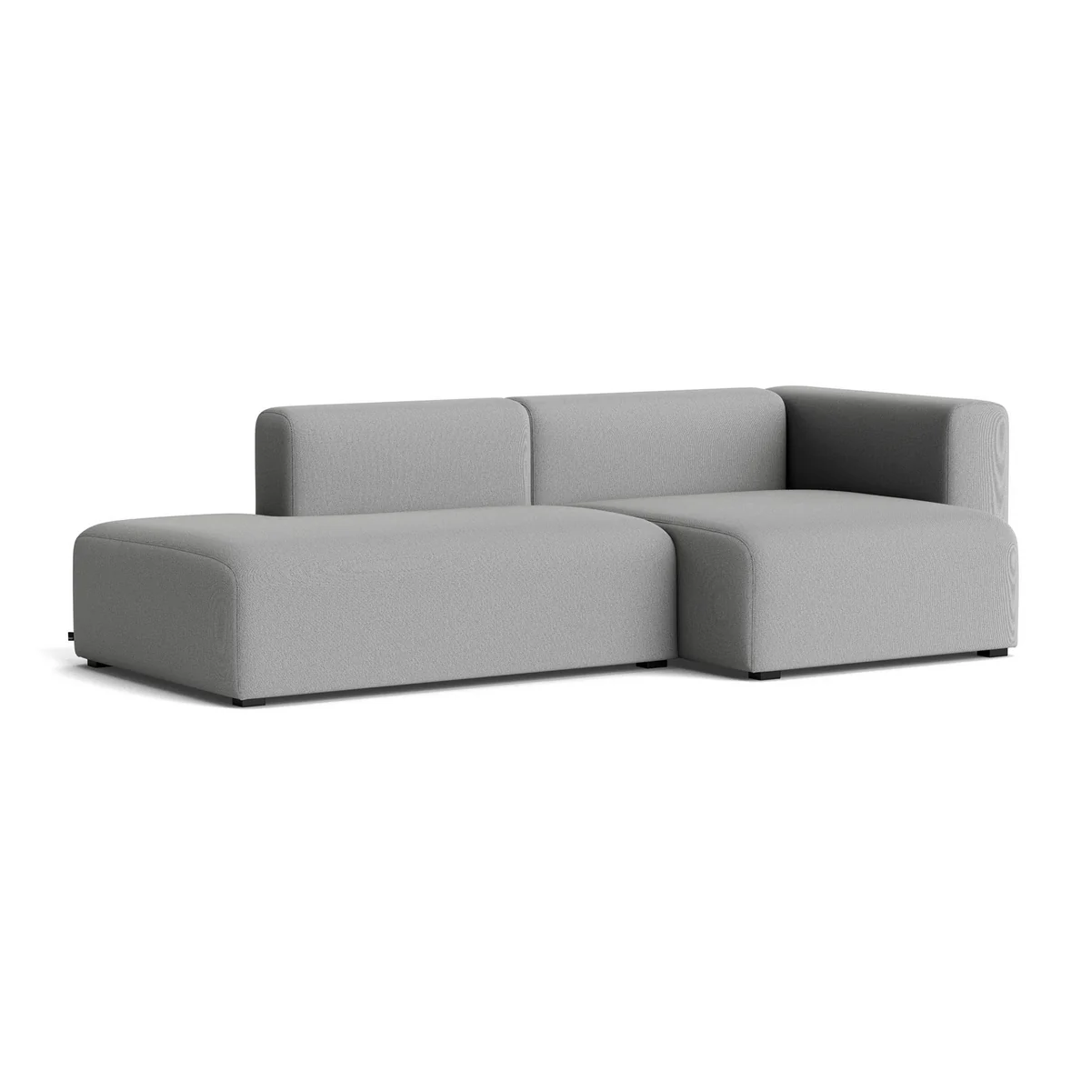 HAY - Mags Sofa 2,5 places, combinaison 3, accoudoir à droite / gris ( Steelcut Trio 133) (patins en feutre)