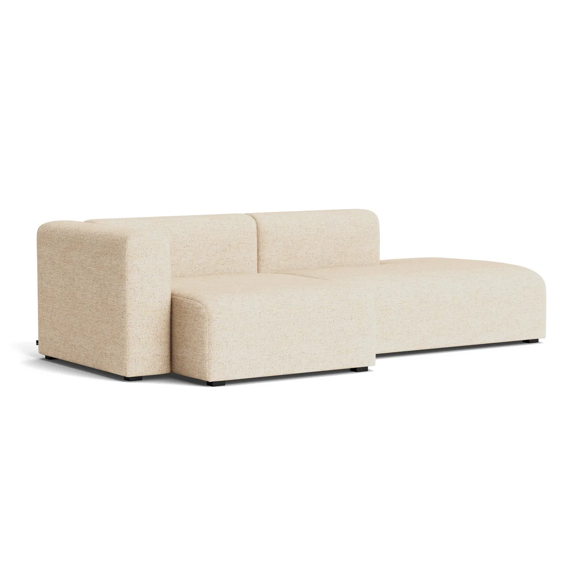 HAY - Mags Sofa 2,5 places, combinaison 3, accoudoir à gauche / beige ( Bolgheri LGG60) (patins en feutre)