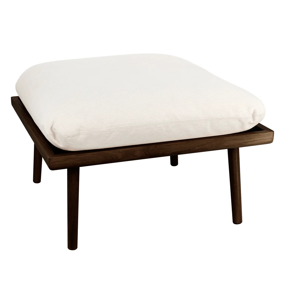 UMAGE - Lounge Around Shuffle Pouf, chêne foncé / white sands