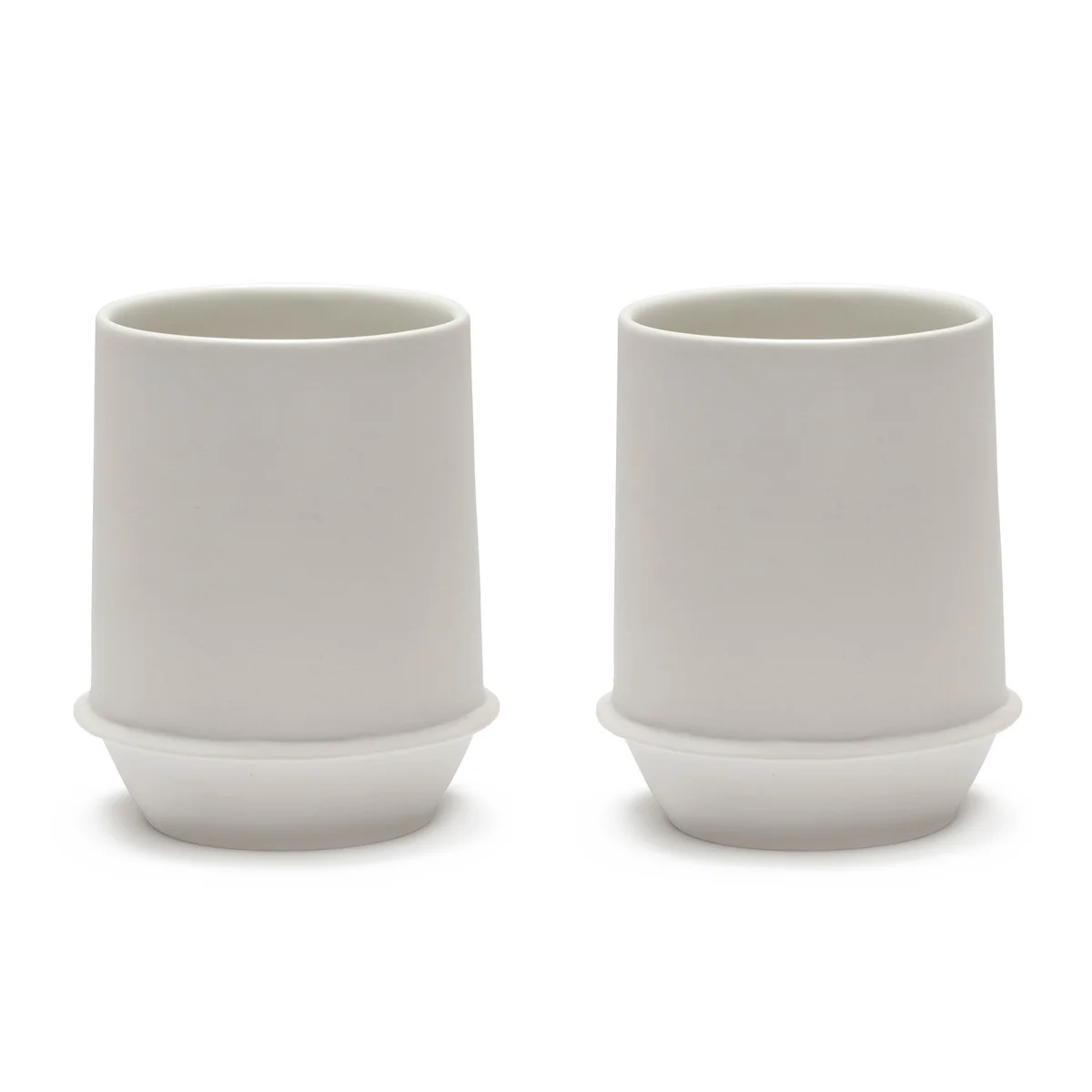 Serax - Dune Gobelets by Kelly Wearstler, albâtre / blanc (set de 2) Serax - Dune Gobelets by Kelly Wearstler, albâtre / blanc (set de 2)