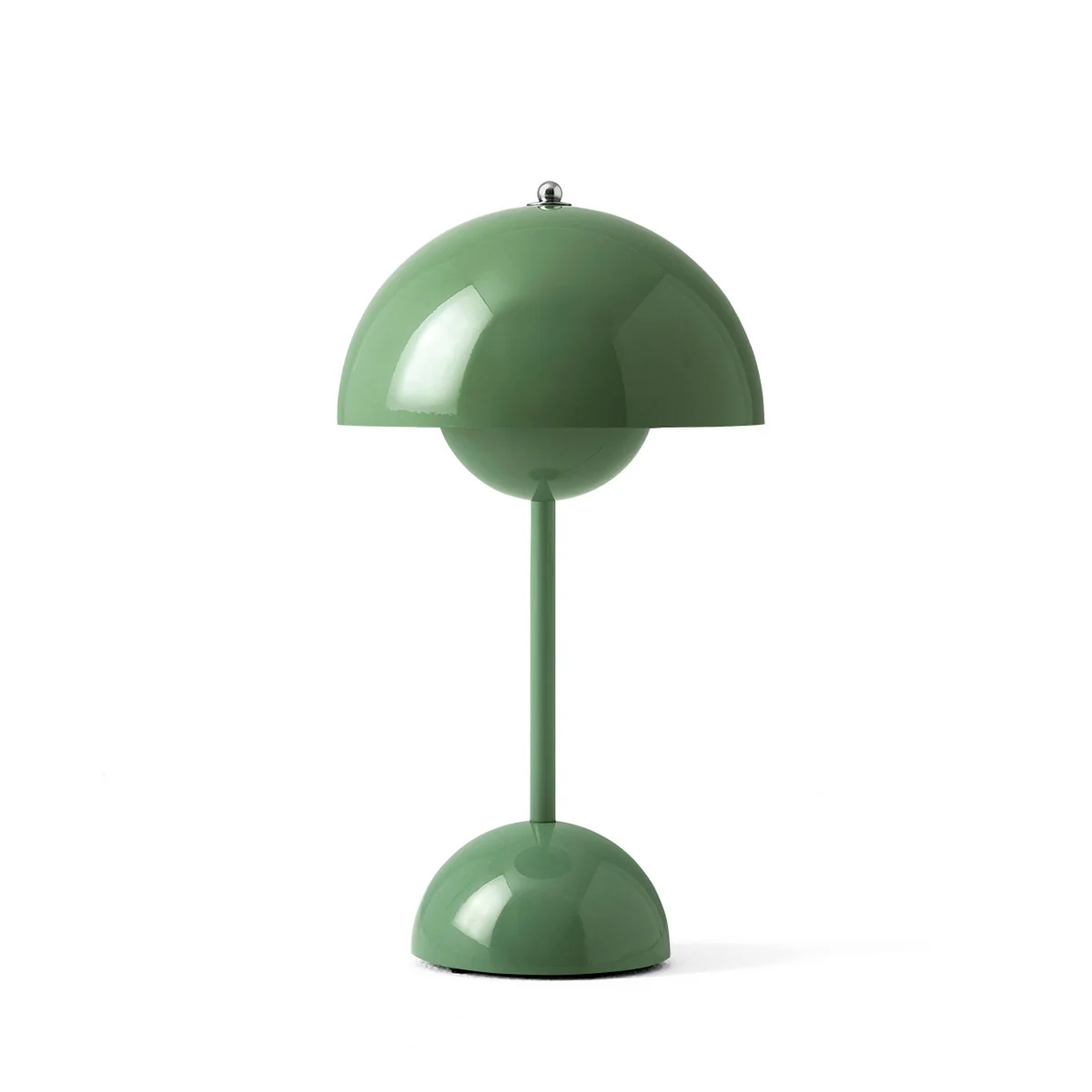 & Tradition - Flowerpot Lampe de table rechargeable VP9 avec câble de recharge magnétique, brillant, sage green (Exclusive Edition) & Tradition - Flowerpot Lampe de table rechargeable VP9 avec câble de recharge magnétique, brillant, sage green (Exclusive Edition)