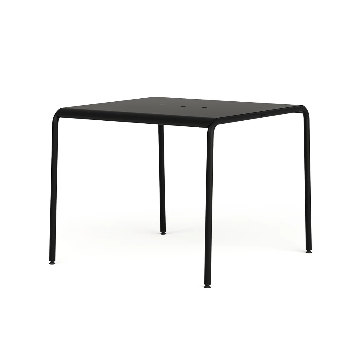 TipToe - Table « Panorama », 90 x 90 cm, noir graphite