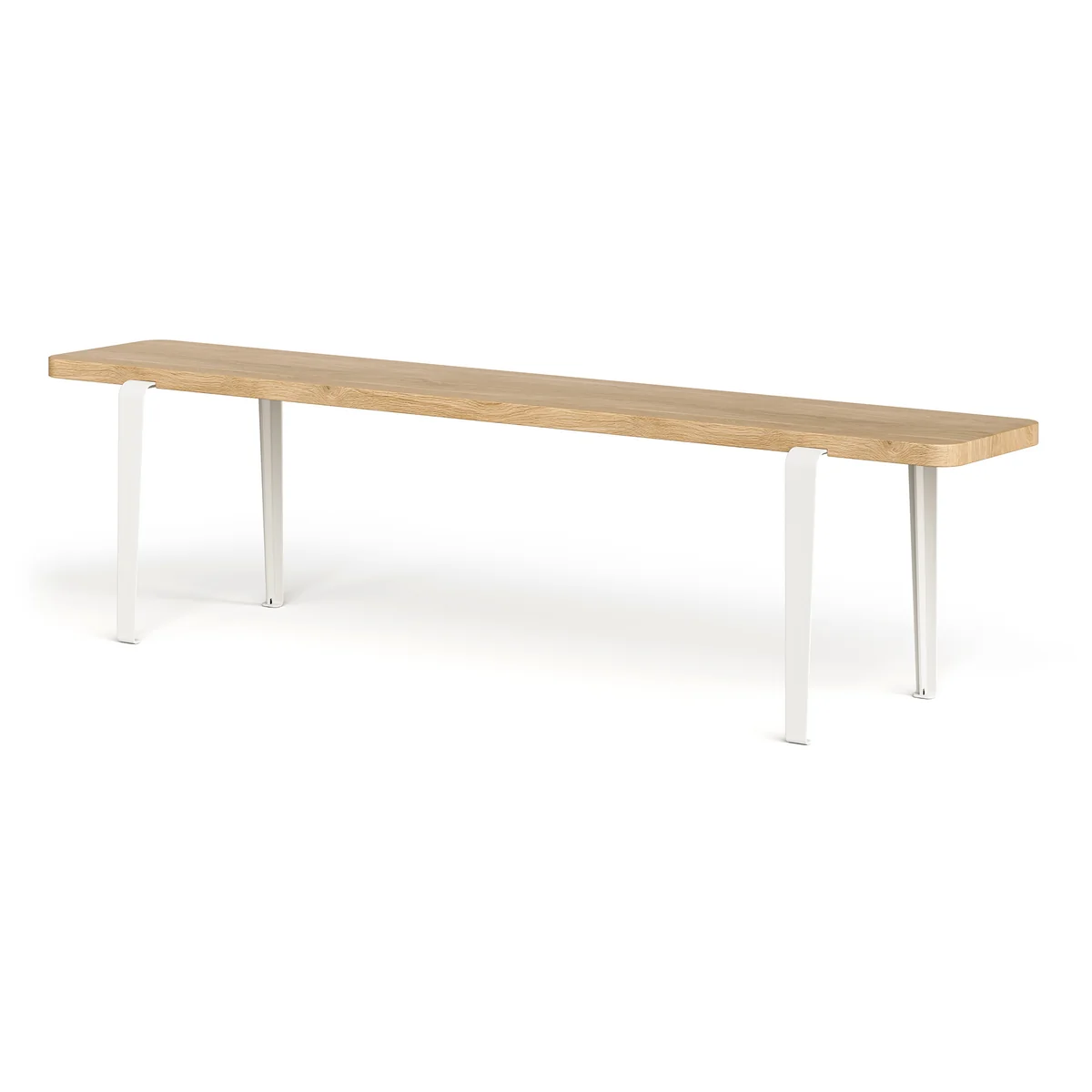 TipToe - LOU banc, 170 x 30 cm, chêne / cream white