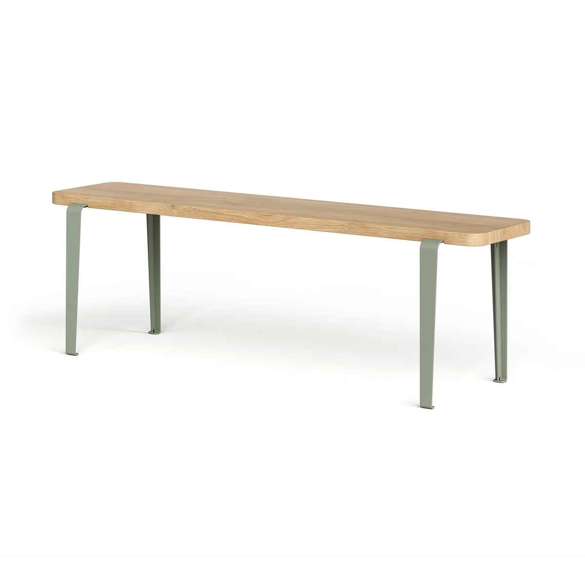 TipToe - LOU Banc, 140 x 30 cm, chêne / eucalyptus gris