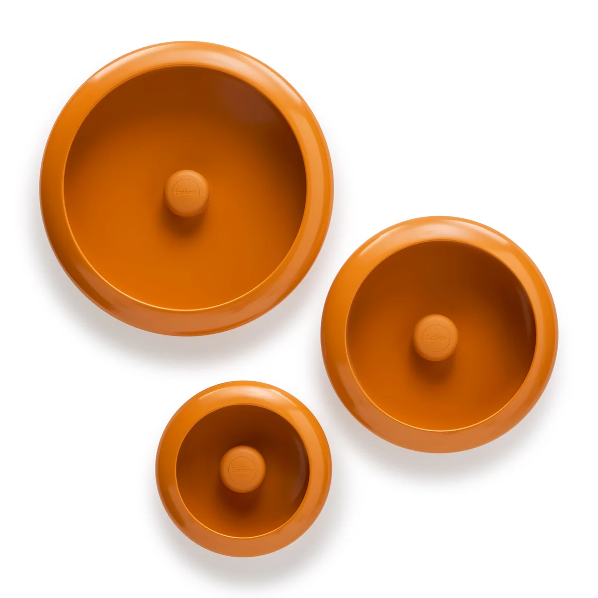 Fatboy - Oloha Trio Bol avec lampe LED rechargeable, sunny orange