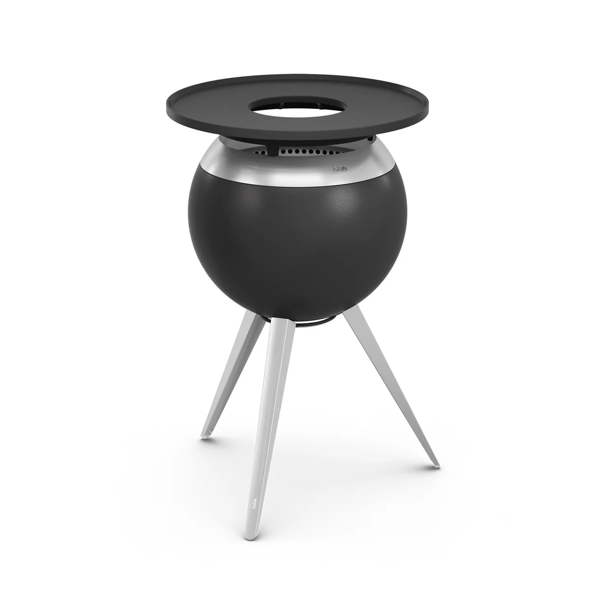 höfats - MOON 45 Set de grillades plancha haut, acier inoxydable / noir höfats - MOON 45 Set de grillades plancha haut, acier inoxydable / noir