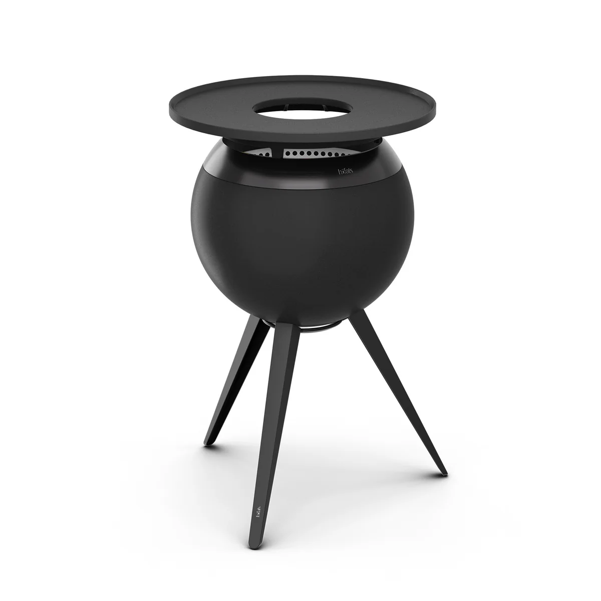 höfats - MOON 45 Set de grillades plancha haut, all black höfats - MOON 45 Set de grillades plancha haut, all black