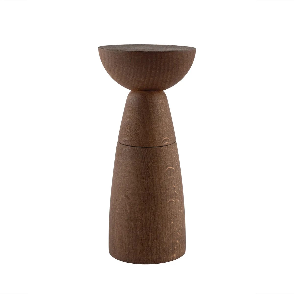 Alessi - Oaxaca Moulin à sel/poivre et à épices, hêtre teinté brun