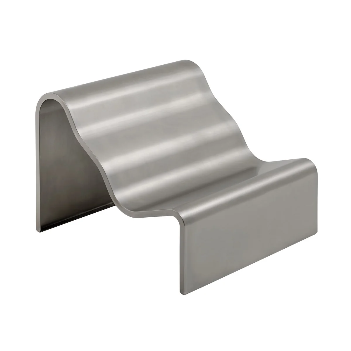 Muuto - Dream View Banc, 100 cm, acier brossé Muuto - Dream View Banc, 100 cm, acier brossé