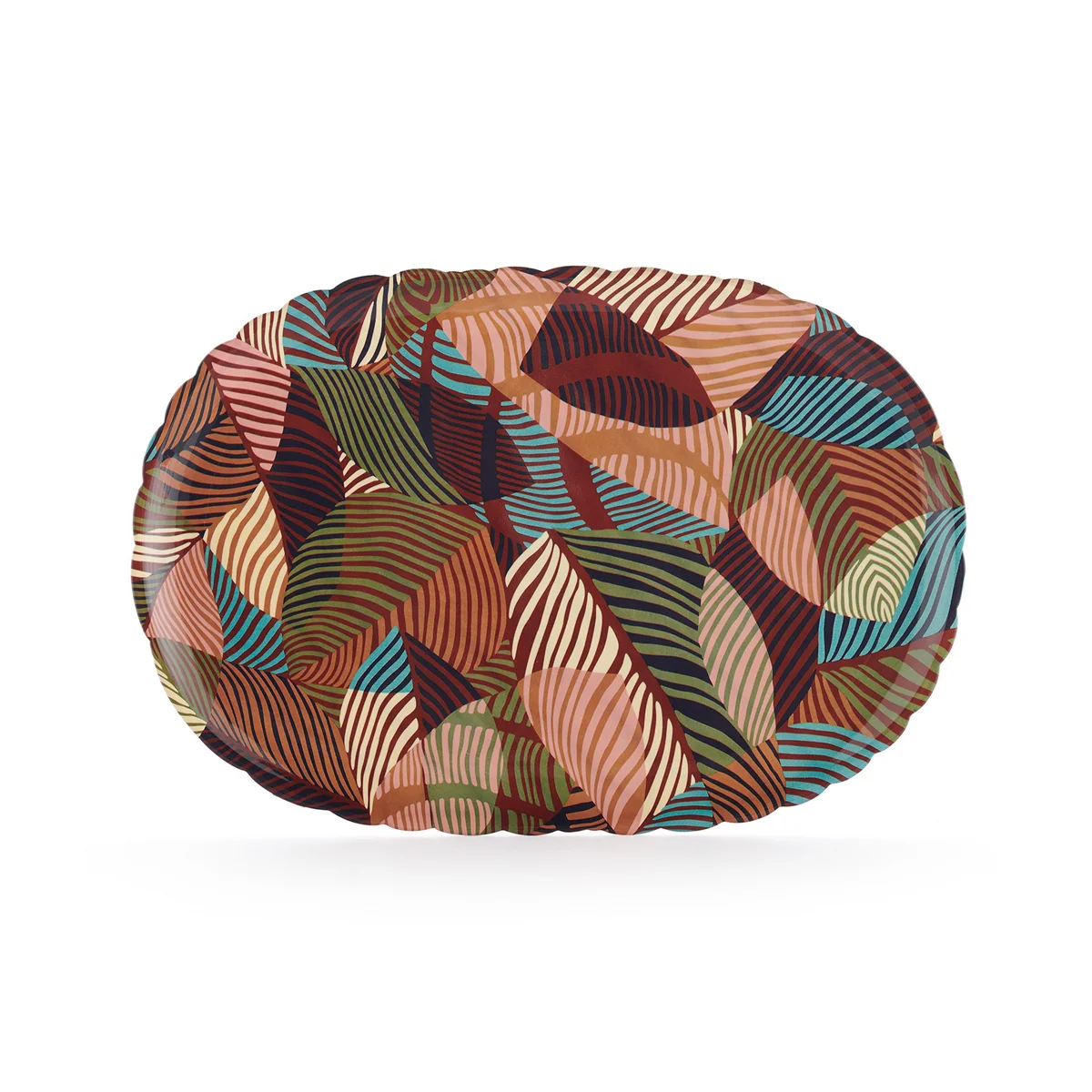 Kartell - X Liberty Jellies Family Plateau, laque / rose ( Tumbling Wilde Graphic Impression )