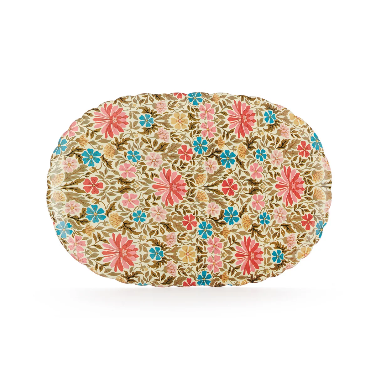 Kartell - X Liberty Jellies Family Plateau, lichen / rose ( Moon Flower Graphic Impression )