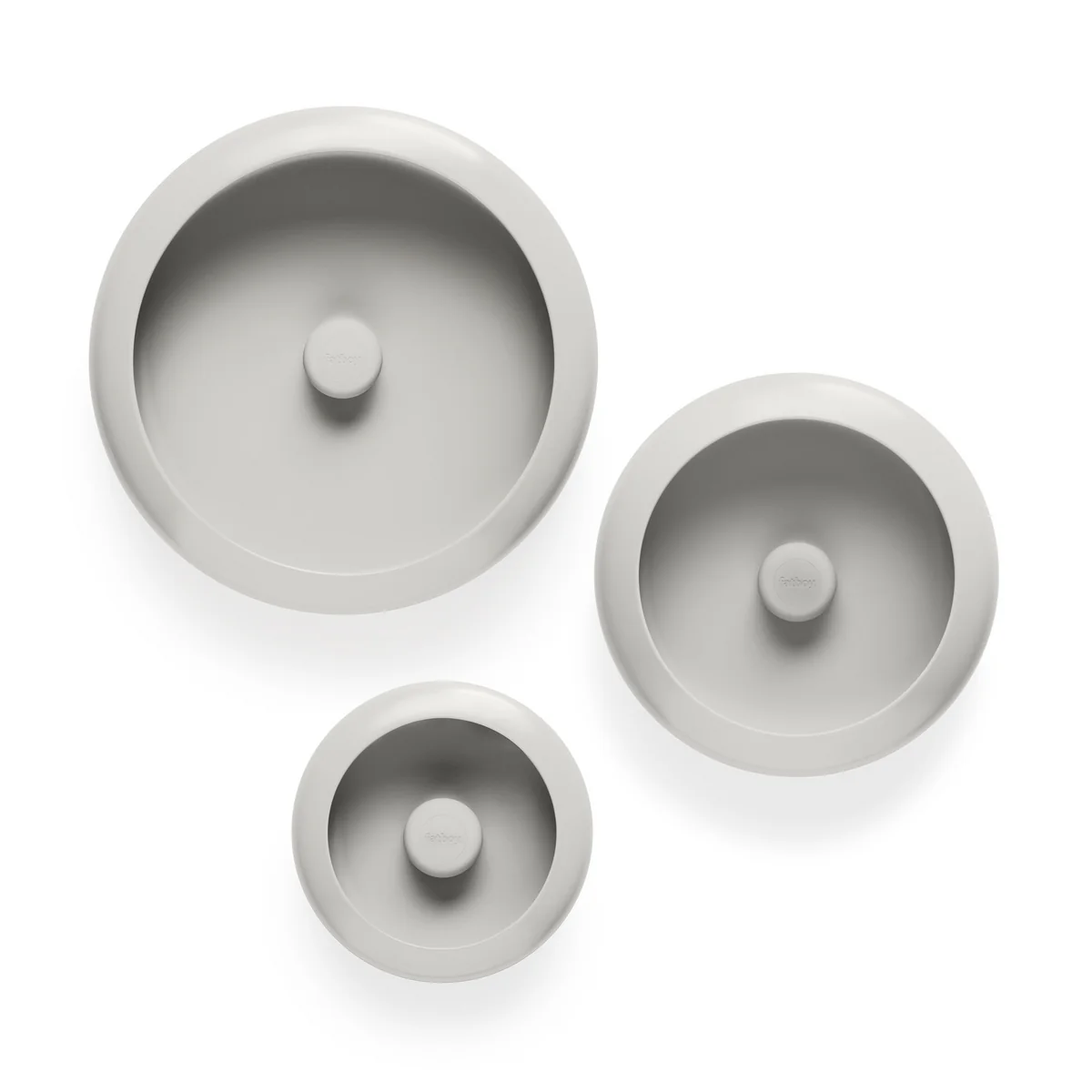 Fatboy - Oloha Trio Bol avec lampe LED rechargeable, gris clair