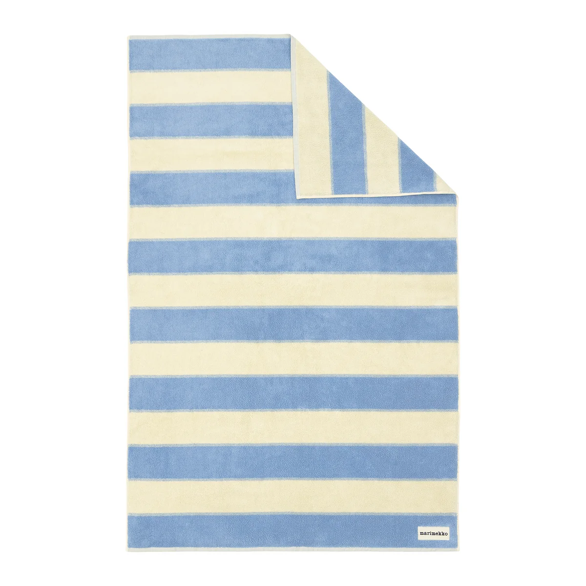 Marimekko - Galleria Serviette de bain, 100 x 160 cm, lt. blue / melon