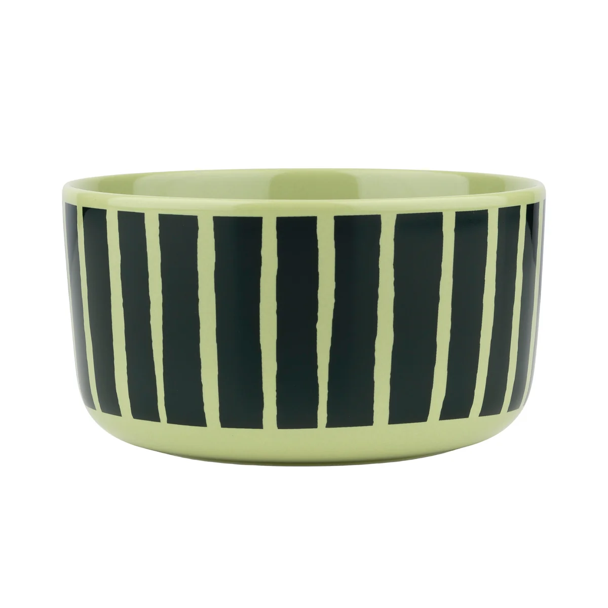 Marimekko - Oiva Piccolo bol, 500 ml, pear / dark green Marimekko - Oiva Piccolo bol, 500 ml, pear / dark green