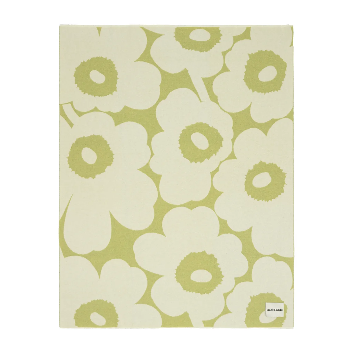 Marimekko - Unikko couverture, 130 x 170 cm, pear / off white