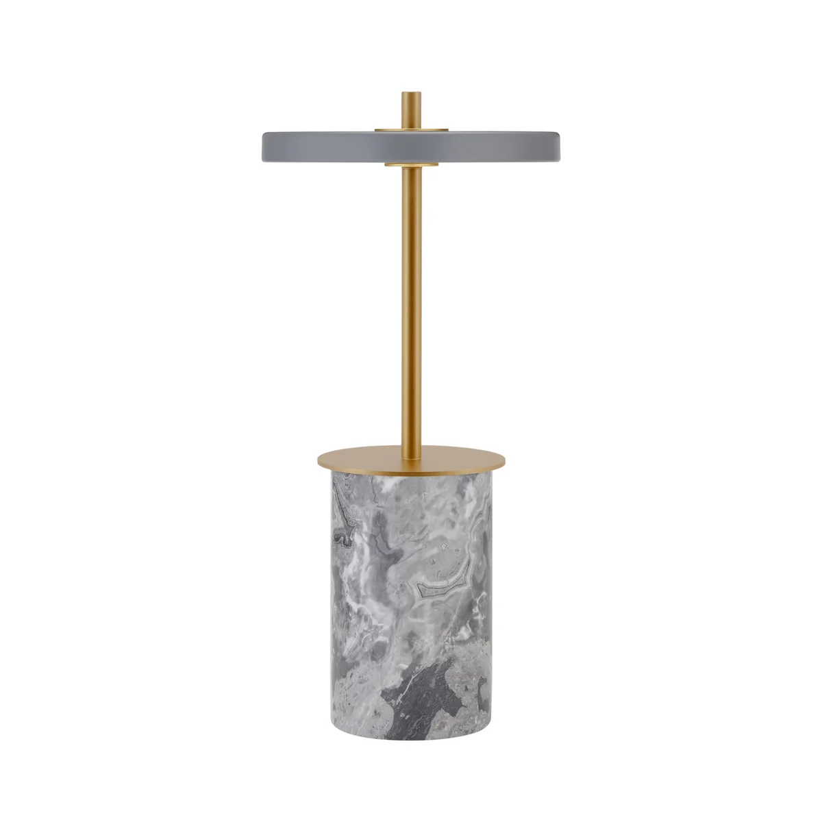 UMAGE - Asteria Move Mini, lampe de table LED, laiton / gris UMAGE - Asteria Move Mini, lampe de table LED, laiton / gris